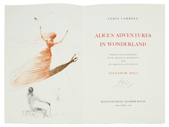 CARROLL, LEWIS / SALVADOR DALÍ. Alices Adventures in Wonderland.